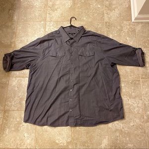 Synrgy men’s button down with roll/long sleeves